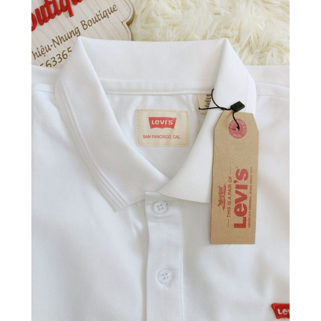 Áo Thun Polo Levis Cao Cấp/VNXK Loại 1/ Cotton 100%/Form Nam Nữ Mặc