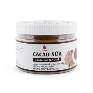 Hũ 230g Cacao sữa 3in1 thơm ngon, tiện lợi Light Cacao