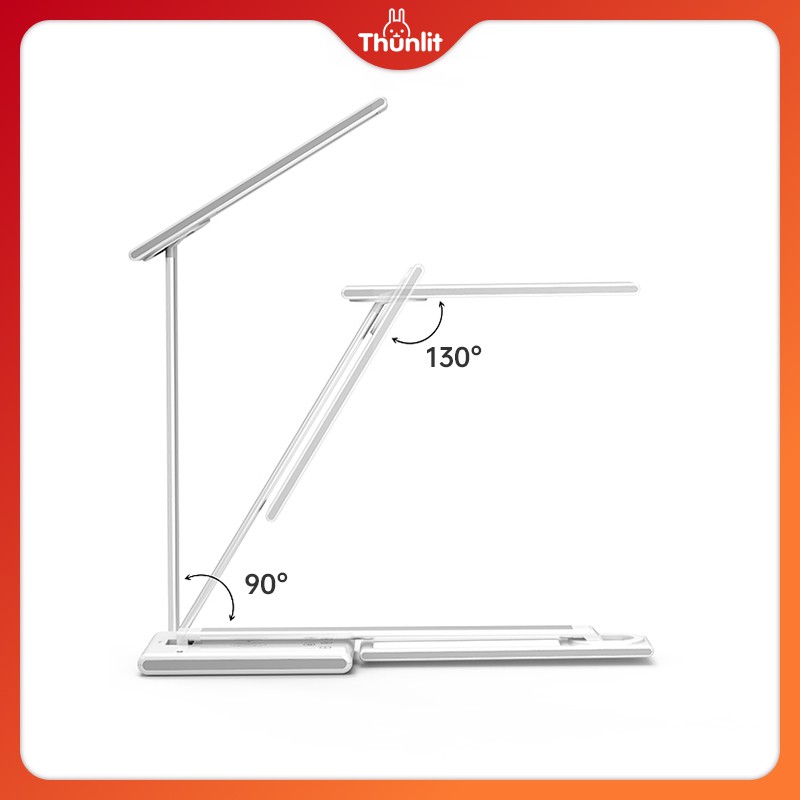 Đèn Thunlit không dây 10W hẹn giờ tắt cắm điện sạc pin độ sáng điều chỉnh được 3 nhiệt độ màu