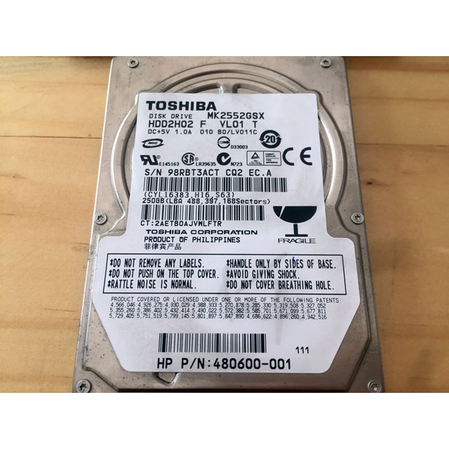 Ổ cứng hdd laptop 2.5 " cũ tháo máy bh 12 tháng 500GB,320GB,250GB,160GB,120GB | BigBuy360 - bigbuy360.vn
