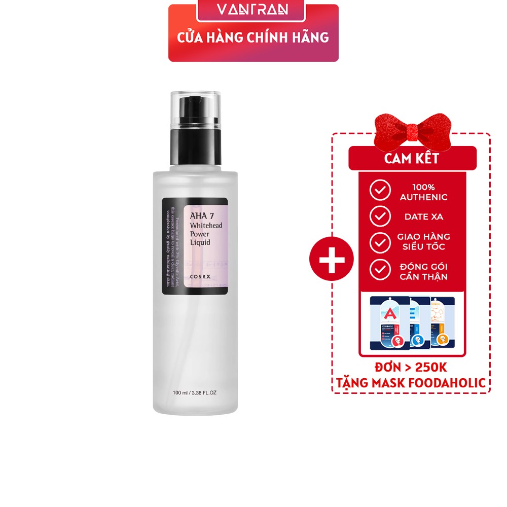 Dung Dịch Tẩy Tế Bào Chết Hoá Học 7% AHA COSRX Whitehead Power Liquid Exfoliator 100ml