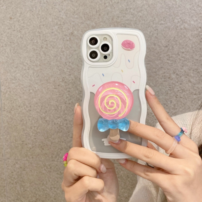 Ốp Điện Thoại Chống Sốc Màu Kẹo Ngọt Có Dây Đeo Tay Cho iPhone 14 13 12 11 Pro Max XS XR X 8 7 Plus + SE 2020