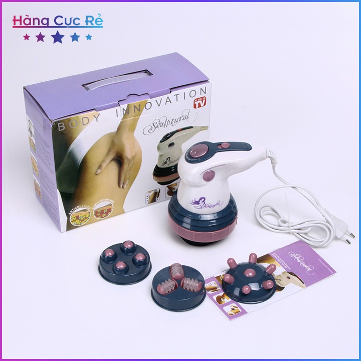 Máy massage toàn thân 5in1 cầm tay HCR-118 🚀Freeship🚀 Máy matxa có tia hồng ngoại rung mạnh - Shop Hàng Cực Rẻ