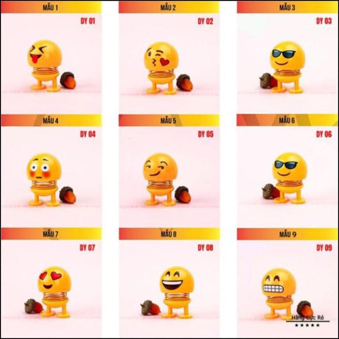 Thú nhún lò xo Emoji nhiều cảm xúc, đồ chơi trẻ em, trò chơi giải trí xả stress - Shop Hàng Cực Rẻ