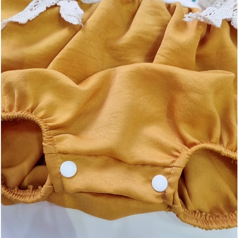 Set bodysuit cho bé gái sơ sinh kèm nón và tất cho bé MINTSCLOSET Mint's Closet cherry bé sơ sinh 1 2 tuổi - BS6118