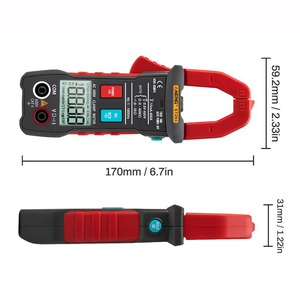 Đồng Hồ Kẹp Vạn Năng Kỹ Thuật Số ANENG ST203 DC / AC 4000