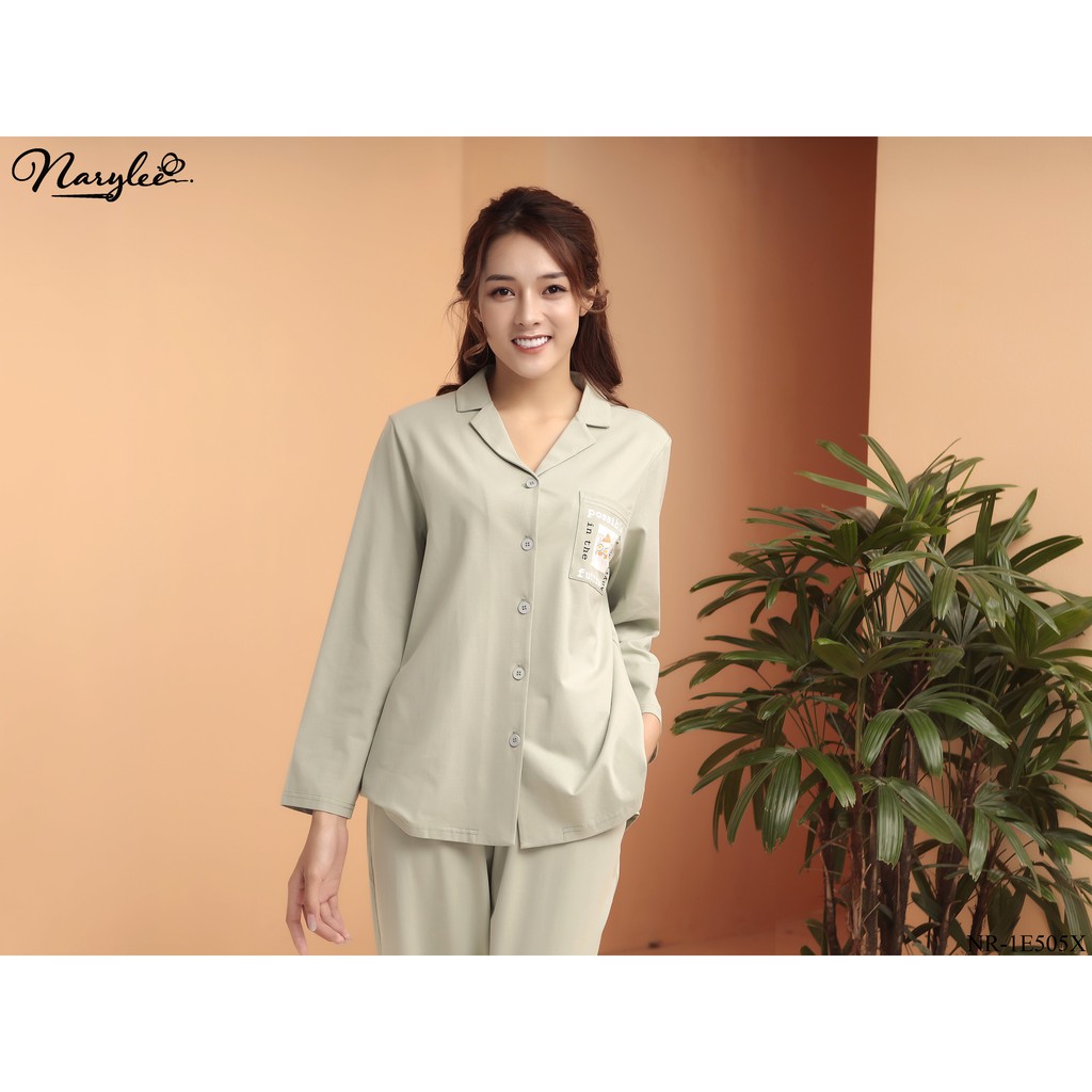 [Mã FASHIONMALLT4 giảm 15% đơn 150k] bộ đồ mặc nhà pyjama cao cấp Narylee 1E505