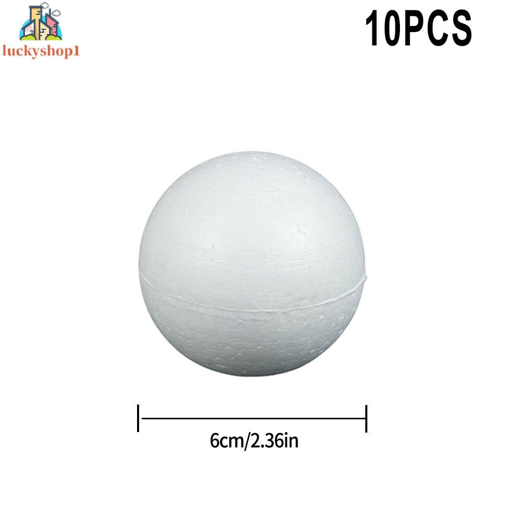 10 quả bóng xốp rắn polystyrene 50mm-100mm