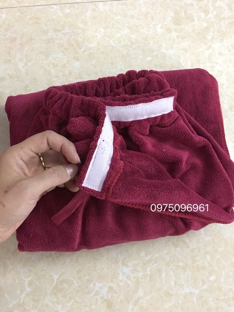 Váy quây spa chất microfiber cao cấp (có dính 10cm)