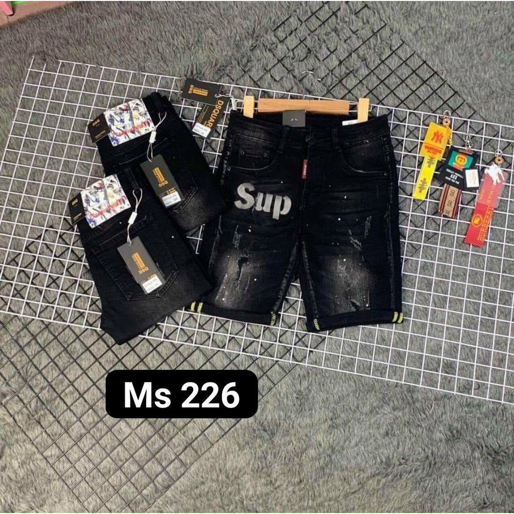 Quần Short Jean Nam ❤️FREESHIP❤️Quần Đùi Nam Chất Bò co giãn cao cấp họa tiết độc đáo DT.SHOP89 | BigBuy360 - bigbuy360.vn