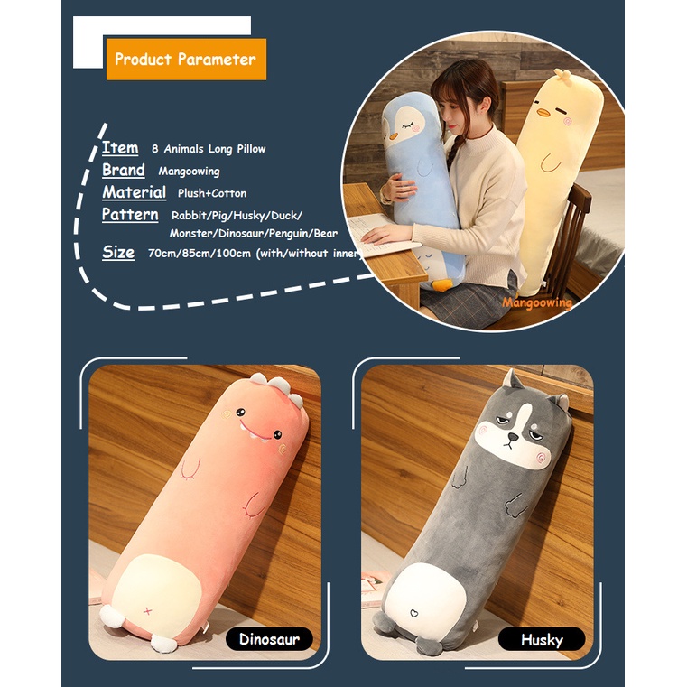 Đồ chơi nhồi bông hình động vật hoạt hình 70cm 85cm 1m 1.3m