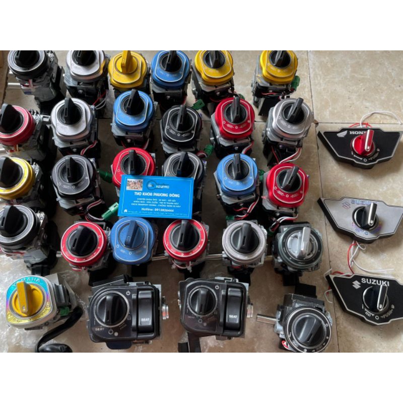 Lẻ Núm ổ khóa Smartkey Honda chính hãng SH CNC