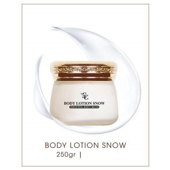 SICA WHITE BODY LOTION SNOW ( KEM DƯỠNG TRẮNG DA NGÀY VÀ ĐÊM )  PHIÊN BẢN 2018