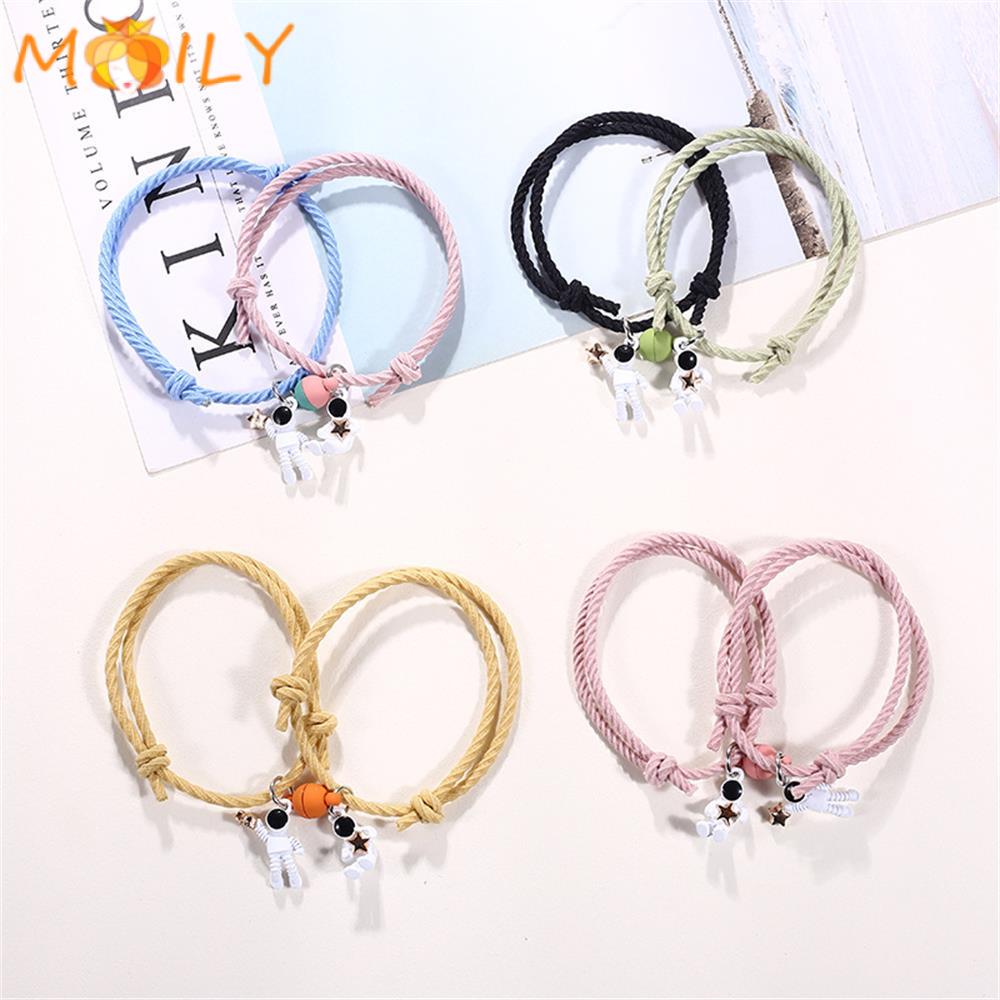 Vòng Tay Dạng Chuỗi Hạt Từ Tính Hình Phi Hành Gia Thời Trang Cho Nam Và Nữ