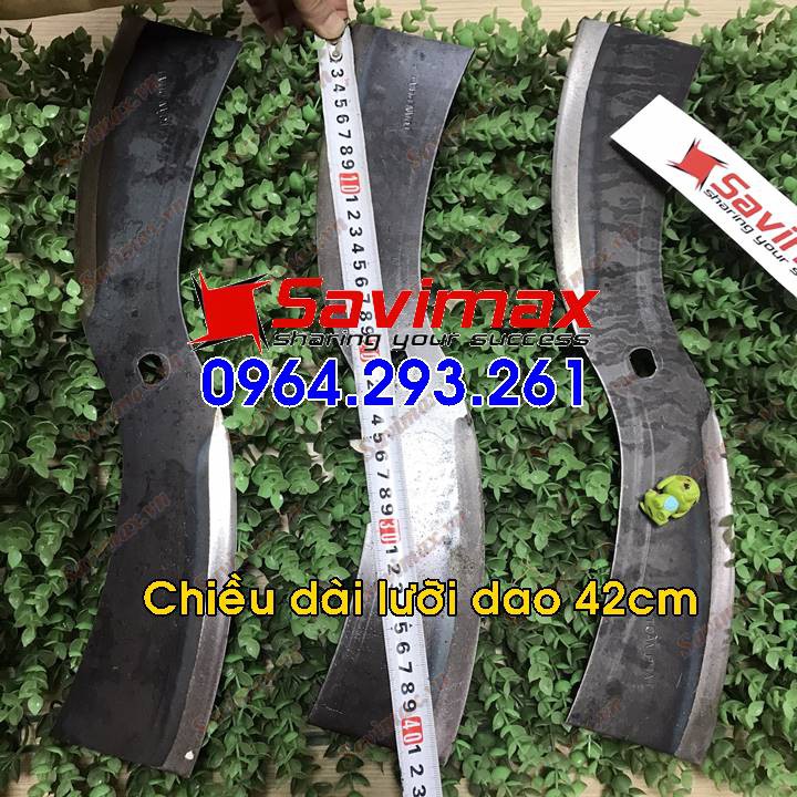 Lưỡi dao băm cỏ, lưỡi dao gắn máy băm cây chuối làm từ hợp kim thép độ dài 42cm ảnh chụp thật tại shop