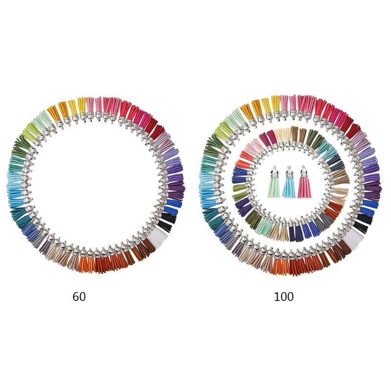 Dây Chuyền Da Lộn 38Mm Tua Rua Thời Trang