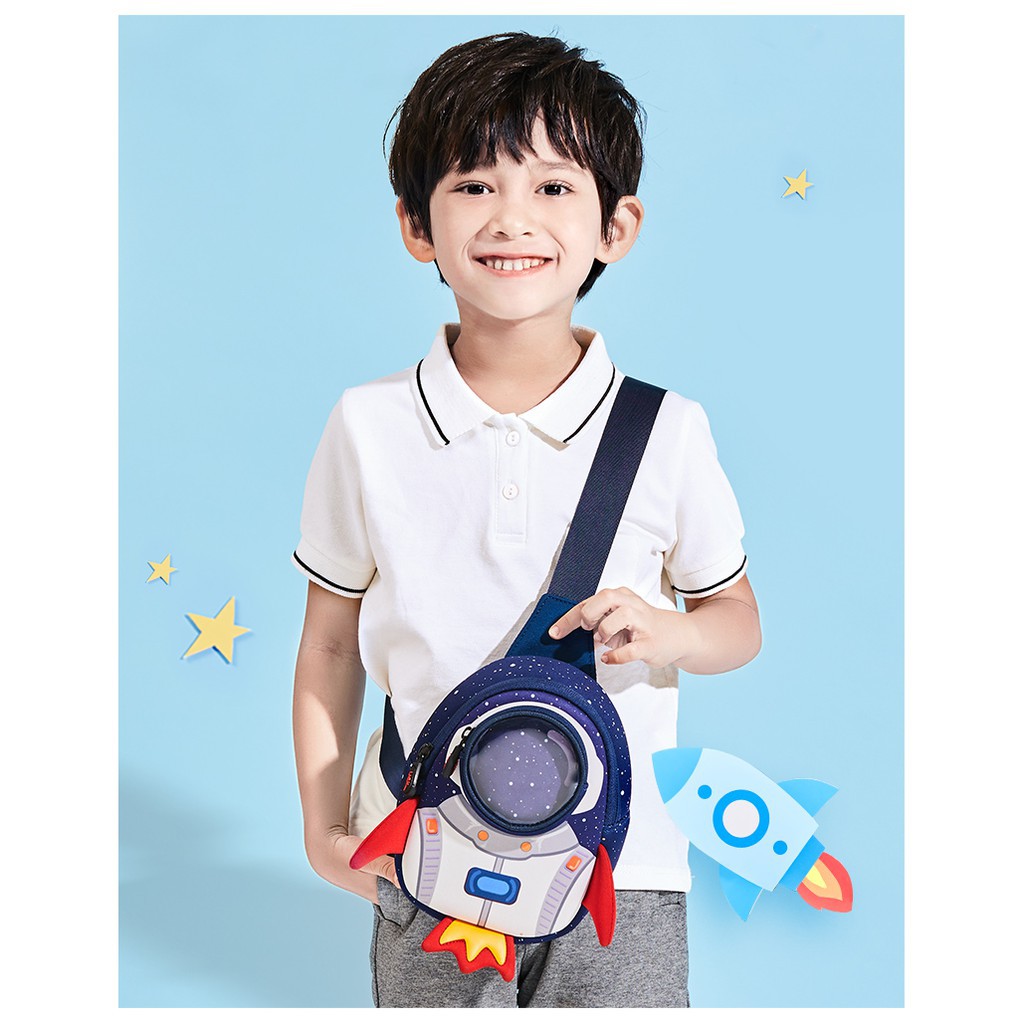 UEK Túi Đeo Chéo UEK Rocket Cao Cấp Cho Trẻ Em - Hàng Chính Hãng