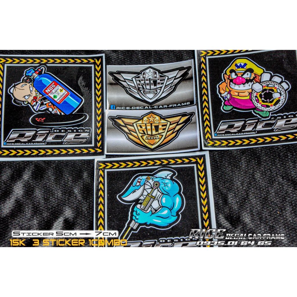 Tem Sticker Racing Mini