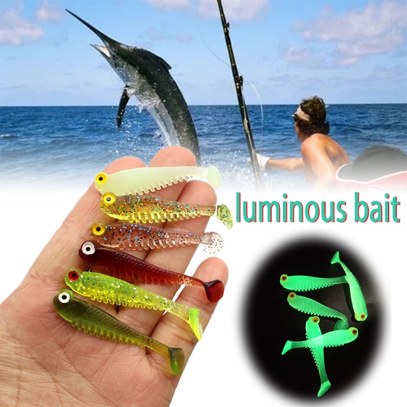 Mồi Câu Cá Nhân Tạo 5.5Cm Chất Liệu Silicon Mềm