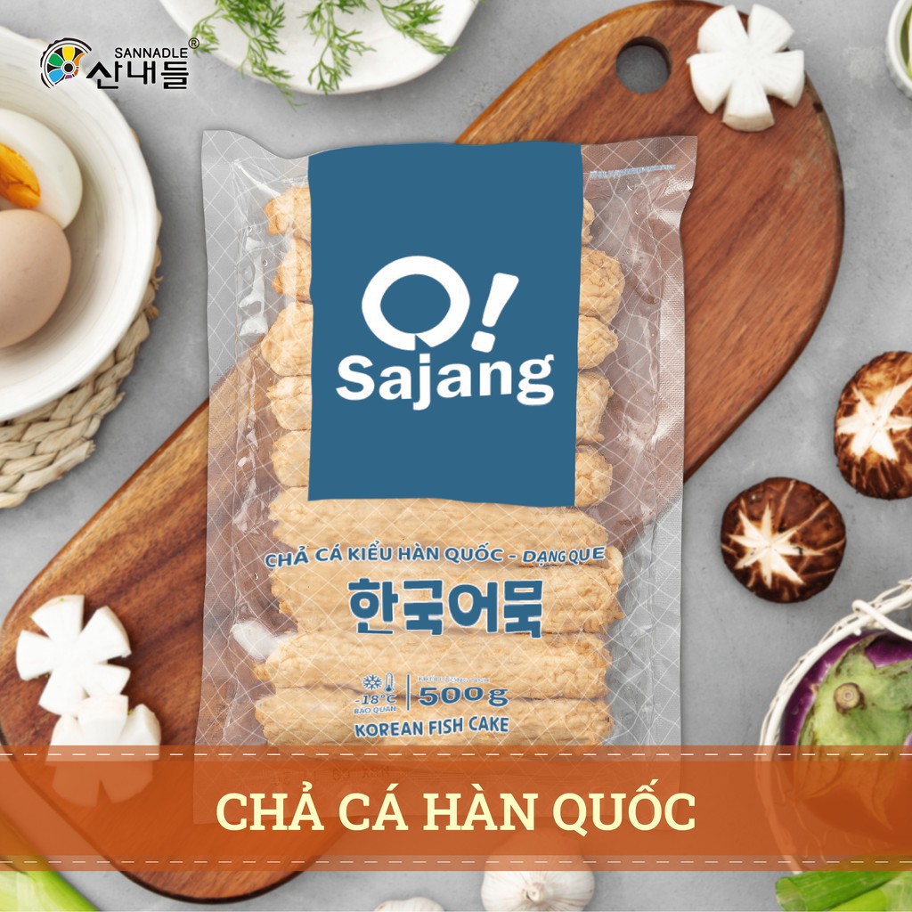 Chả cá Hàn Quốc O!Sajang 500gr | BigBuy360 - bigbuy360.vn