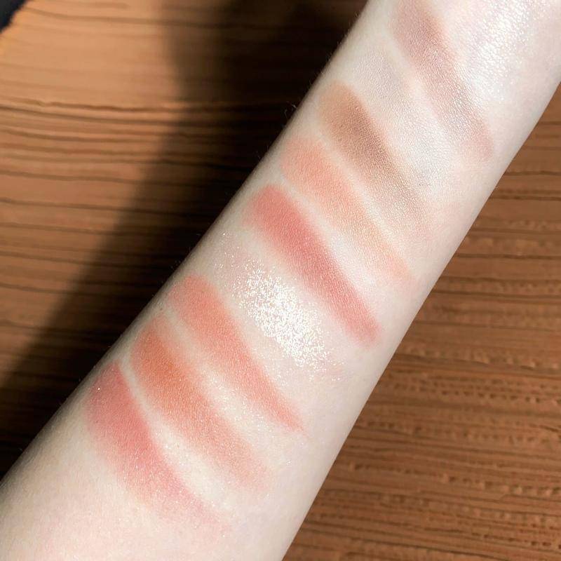 Bảng Phấn Mắt FAICCIA Tông Màu Đất Lấp Lánh Lâu Trôi Chống Thấm Nước