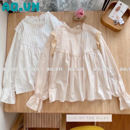 {ao.vn} Áo babydoll cánh tiên cài tay 2 màu 250 HIHISHOPHAHA | BigBuy360 - bigbuy360.vn