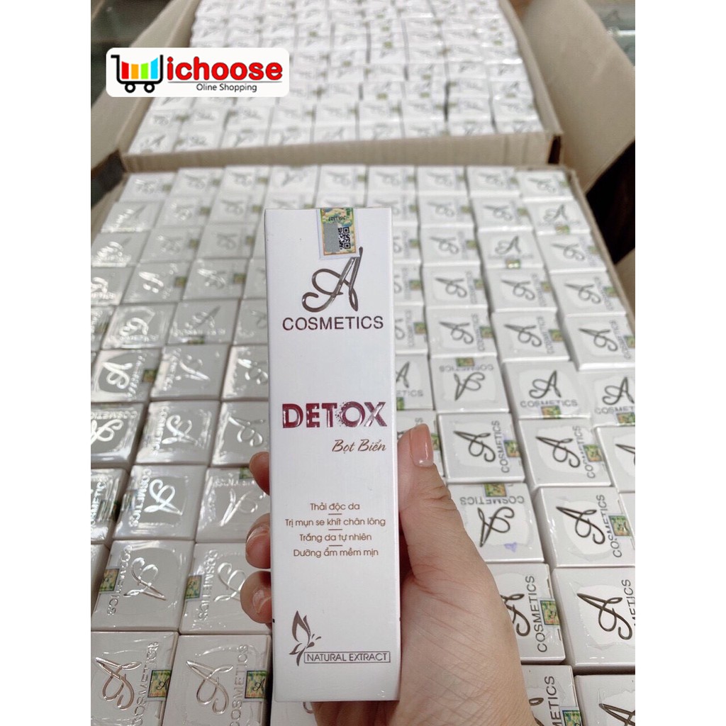 Detox bọt biển A comestic 80ml, Mặt nạ sủi bọt thải độc