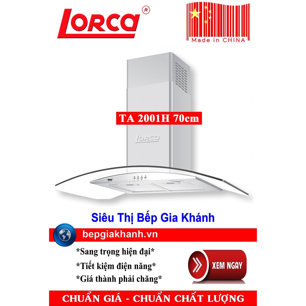 Máy hút mùi Lorca TA-2001H 70