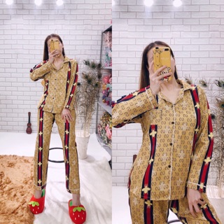 Bộ pijama tay dài quần dài