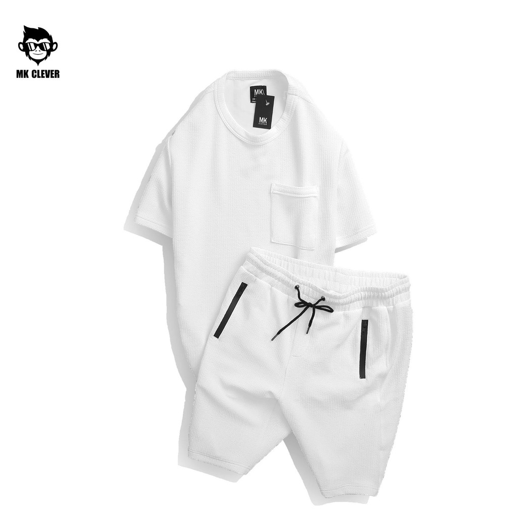 [BST MỚI HÈ 2021] Bộ quần áo nam MK CLEVER, chất liệu thun cotton nhẹ, thoáng mặc cho mùa hè | BigBuy360 - bigbuy360.vn