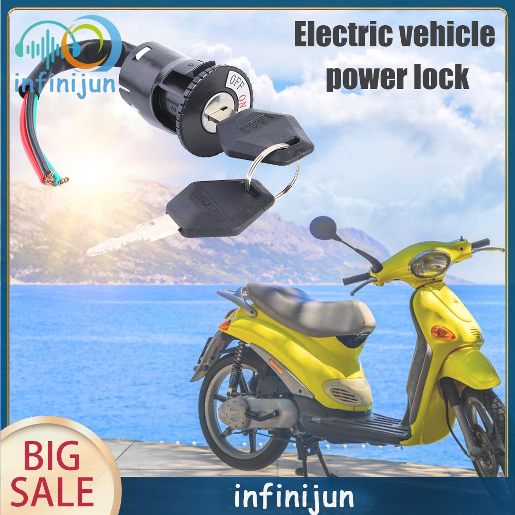 Ổ Khóa Khởi Động Kèm Chìa Khóa Cho Xe Đạp Điện