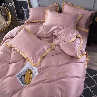 Bộ chăn ga gối lụa thêu cao cấp - loại đẹp