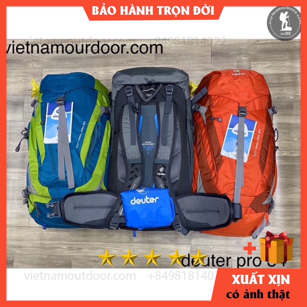 Balo Phượt Deuter ACT Trail Pro 34 - balo du lịch - balo trekking