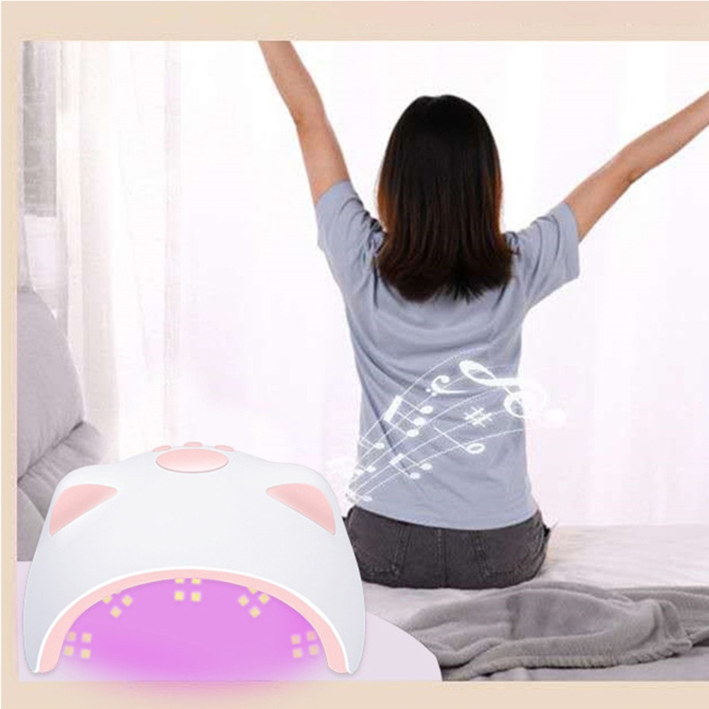 Đèn LED UV 60W Hong Khô Sơn Móng Tay Phong Cách Mèo Kèm Dây Cáp USB