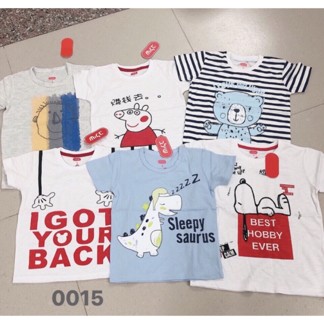 Áo phông Muji bé trai 2-7t