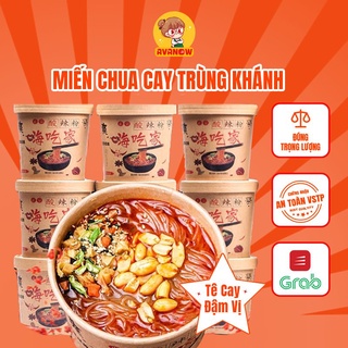 Miến Chua Cay Trùng Khánh Hộp 142g Tê Cay Đậm Vị ,đồ ăn vặt ngon, Avanow