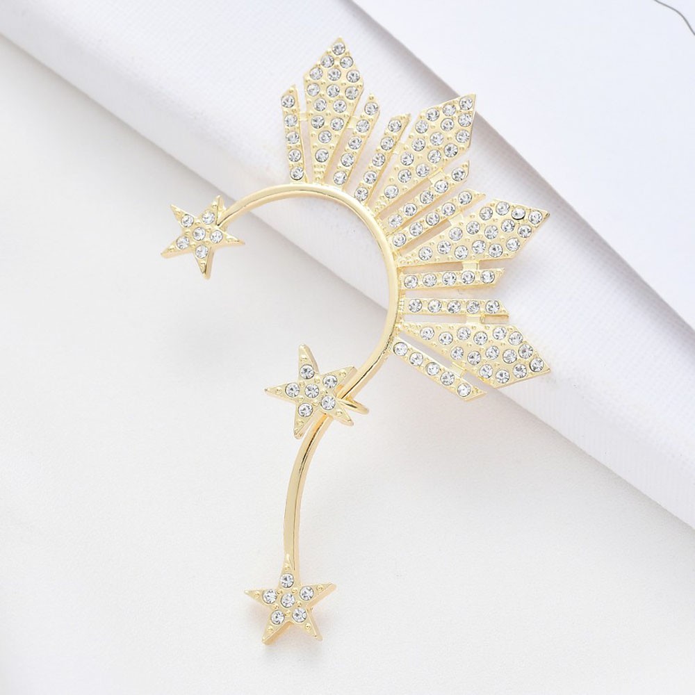 Khuyên Vành Tai Hình Ngôi Sao Thiết Kế Thời Trang Cho Nữ