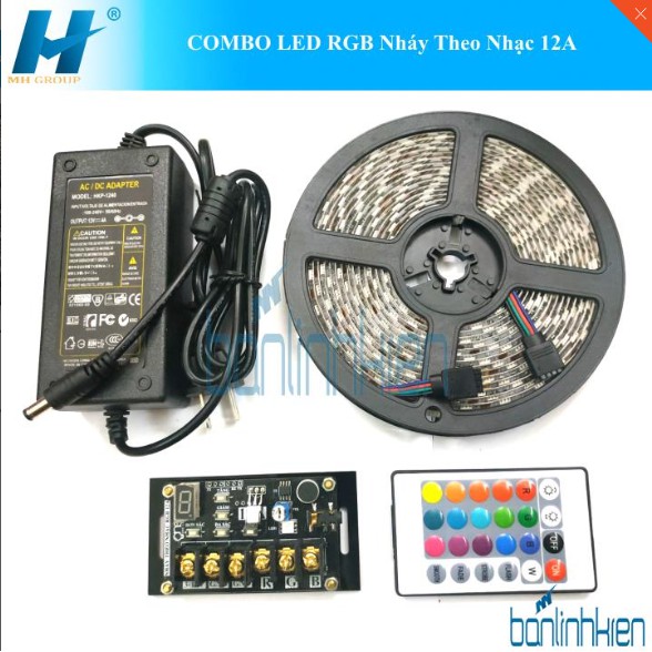 COMBO LED RGB Nháy Theo Nhạc 12A