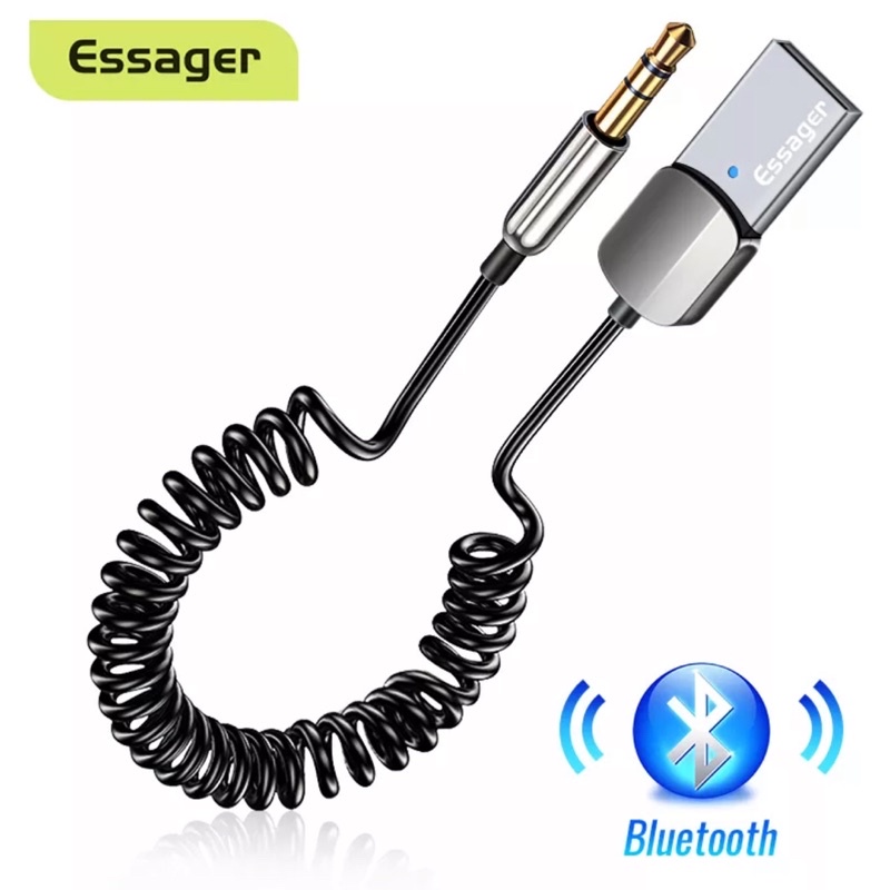 Bộ chuyển đổi âm thanh USB Bluetooth 5.0 Essager đầu vào 3.5mm AUX tích