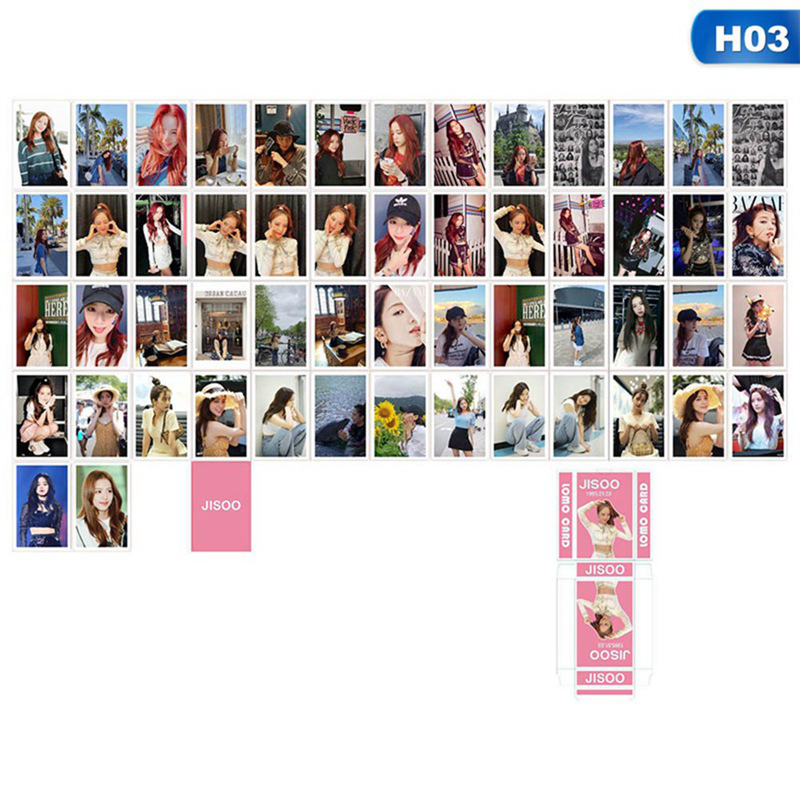 Set 54 Tấm Ảnh In Hình Thành Viên Nhóm Blackpink