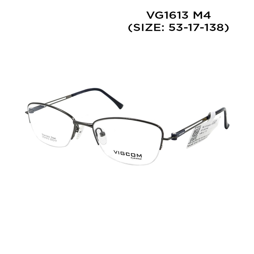 Gọng kính Vigcom VG1613M chính hãng, thiết kế dễ đeo bảo vệ mắt