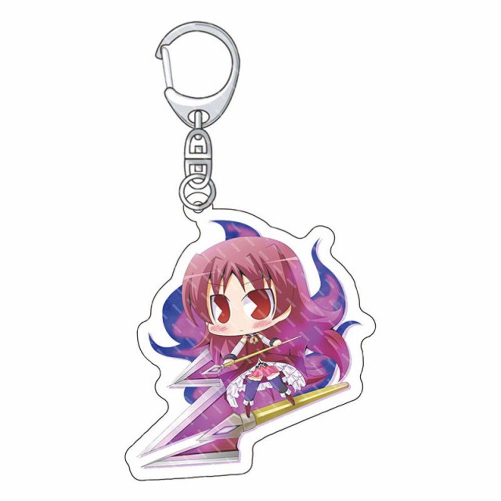 LANFY Móc Chìa Khóa Hình Nhân Vật Anime Hai Mặt Bằng Acrylic