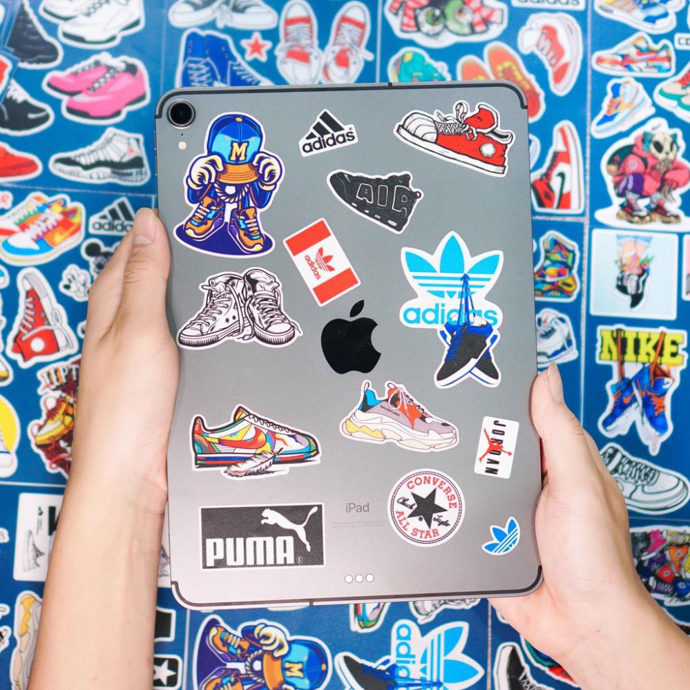 [Set 100+] Sticker Sneaker - Giày | Dán Nón Bảo Hiêm, Điện Thoại, Laptop, Bình Nước...Chống Nước, Chống Bay Màu