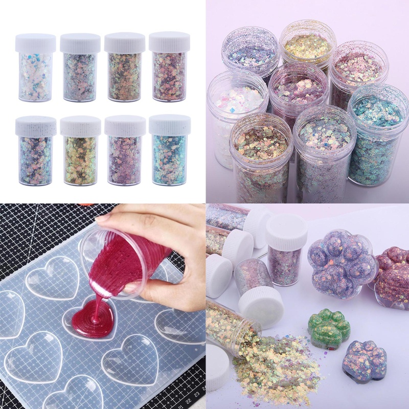 Sa Hộp Kim sa Lấp Lánh Trang Điểm Nghệ Thuật Cơ Thể