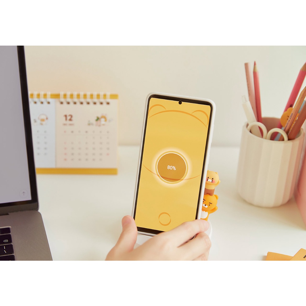Đế sạc đứng không dây Kakao Friends Ryan &amp; Choonsik