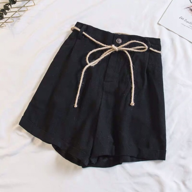 Quần Ulzzang short đũi cột dây ☘️ Hàng Quảng Châu