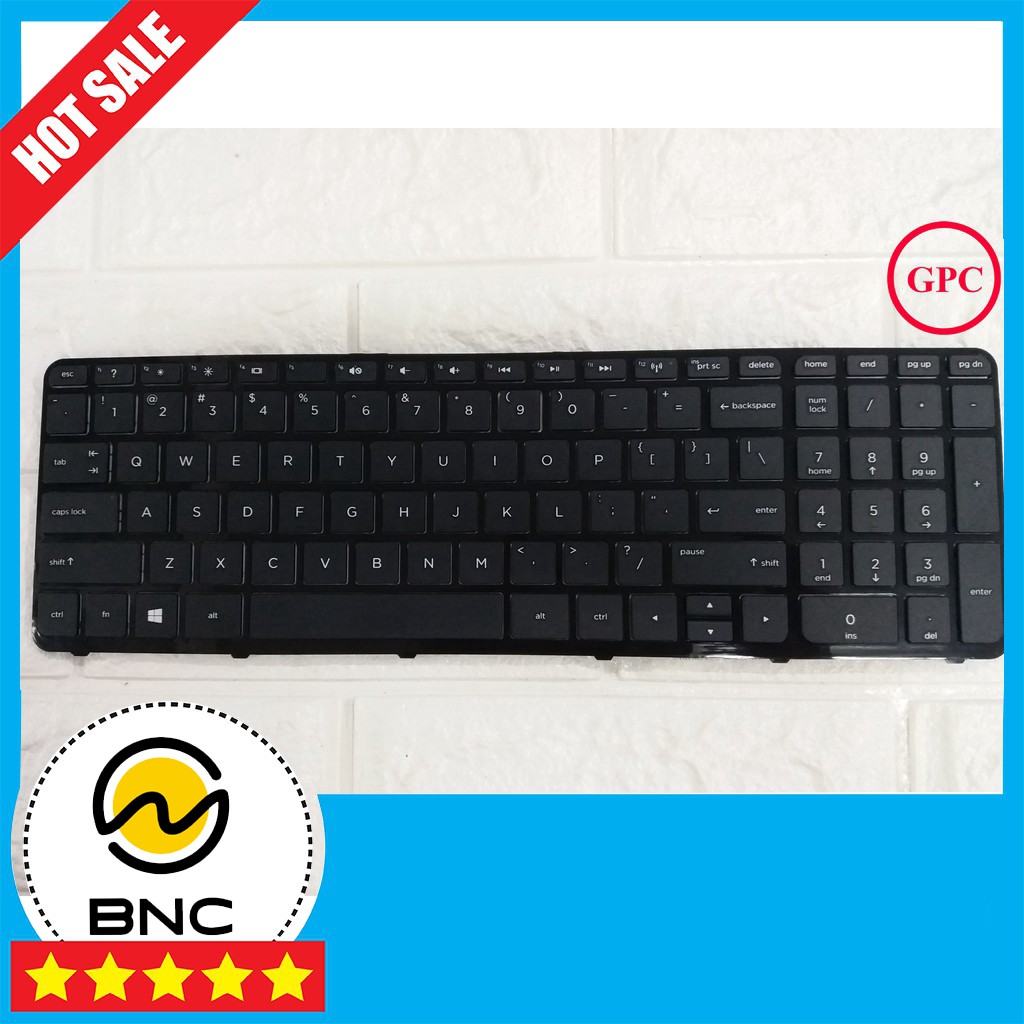 Bàn Phím Laptop HP Pavilion 15E 15N (có sẵn Khung) 15-E000 15-N000 15-e 15-g 15-r 15-a 15-d 15-h 15-f 15-t 15-n
