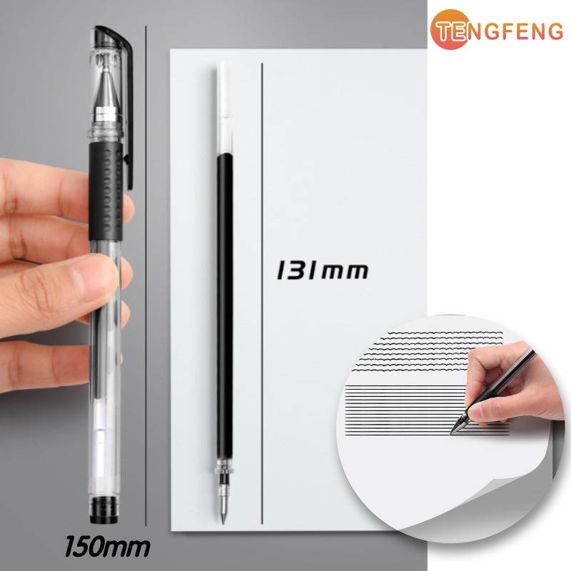 Bút Bi Mực Đen Đỏ/Xanh Dương 0.5mm