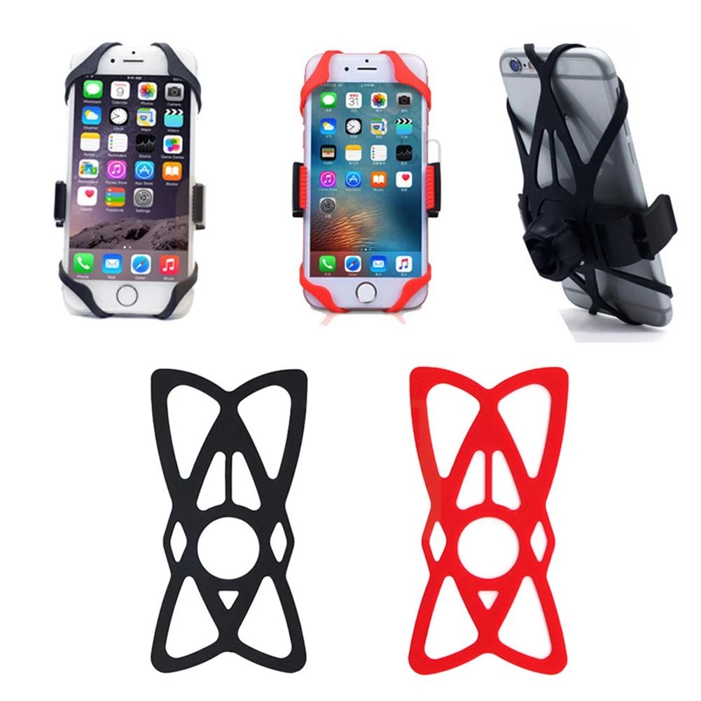 1 Dây Giữ Điện Thoại Trên Xe Đạp Chống Rung 360° Dây Đai Silicon Giữ Điện Thoại An Toàn Cho Xe Đạp/Xe Máy