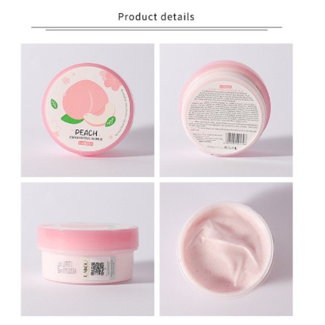 Tẩy da chết đào dành cho mặt Peach Exfoliating Scrub Laikou 90G Princess Beauty | BigBuy360 - bigbuy360.vn